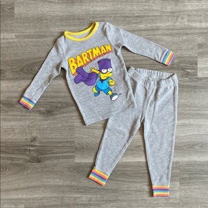 Cotton On Kids The Simpsons Bartman matching set